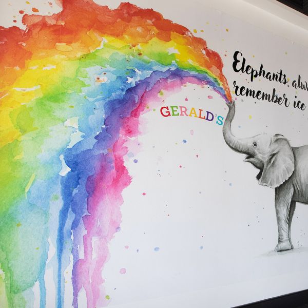 elephant wall art